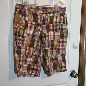 Rafaella Multicolor Plaid Women Shorts